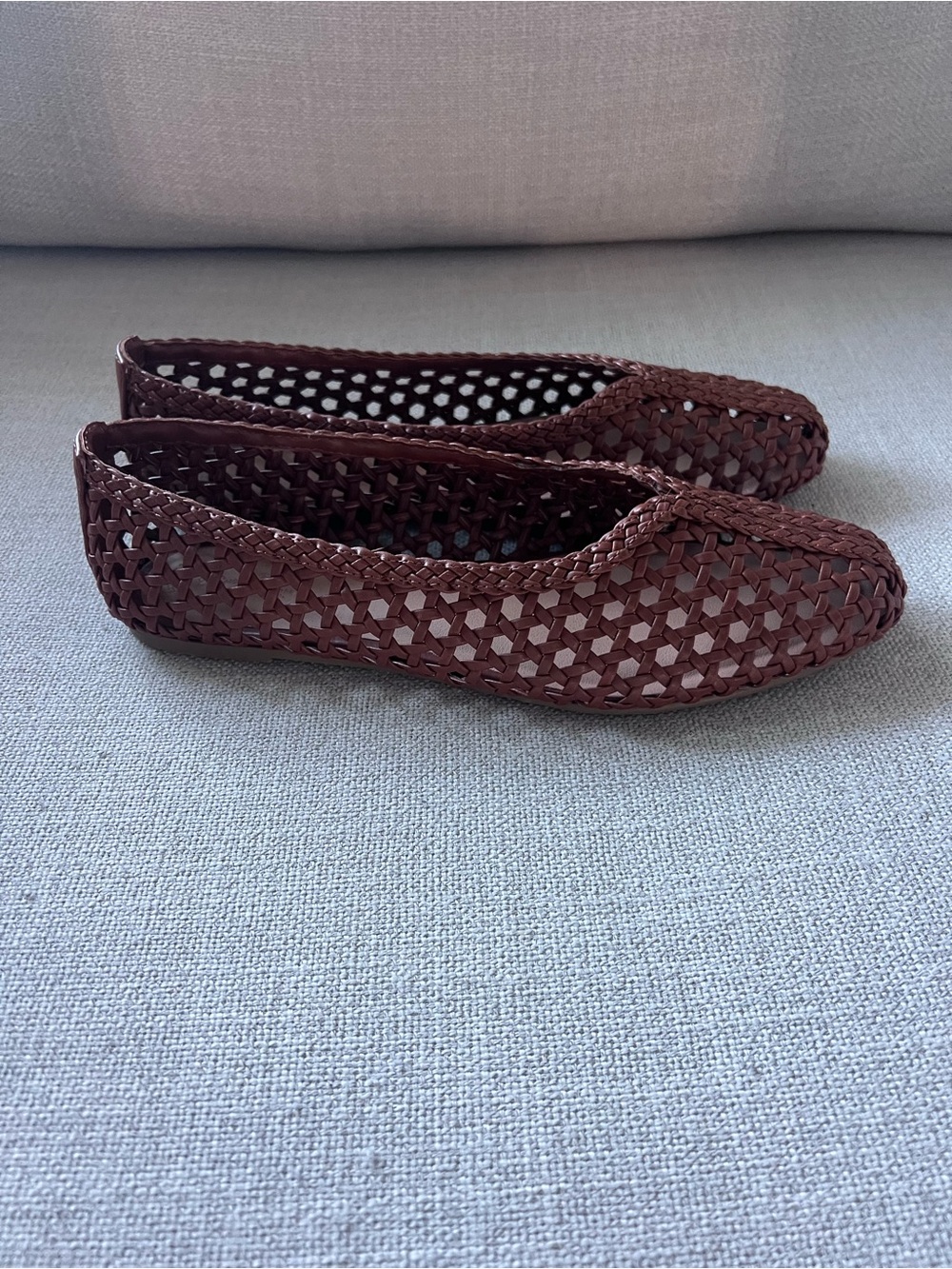 Universal Thread Woven Slip-On Flats in Brown - Worn Once - Picture 4 of 6